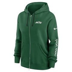 Nike New York Jets Women's Phoenix Full-Zip Hoodie Green