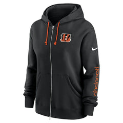 Nike Cincinnati Bengals Women's Phoenix Full-Zip Hoodie Black