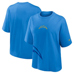 Nike Los Angeles Chargers Women's Boxy T-Shirt Powder Blue