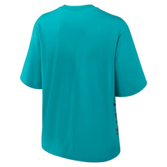 Nike Miami Dolphins Women's Boxy T-Shirt Aqua
