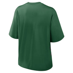 Nike New York Jets Women's Boxy T-Shirt Green