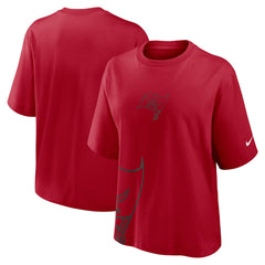 Nike Tampa Bay Buccaneers Women's Boxy T-Shirt Red