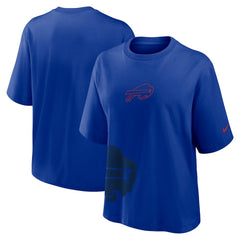 Nike Buffalo Bills Women's Boxy T-Shirt Royal