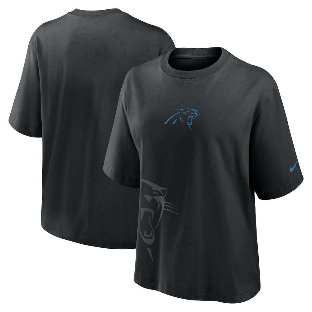 Nike Carolina Panthers Women's Boxy T-Shirt Black