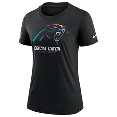 Nike Carolina Panthers Women's 2024 NFL Crucial Catch Tri-Blend T-Shirt Black