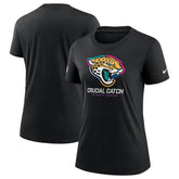 Nike Jacksonville Jaguars Women's 2024 NFL Crucial Catch Tri-Blend T-Shirt Black