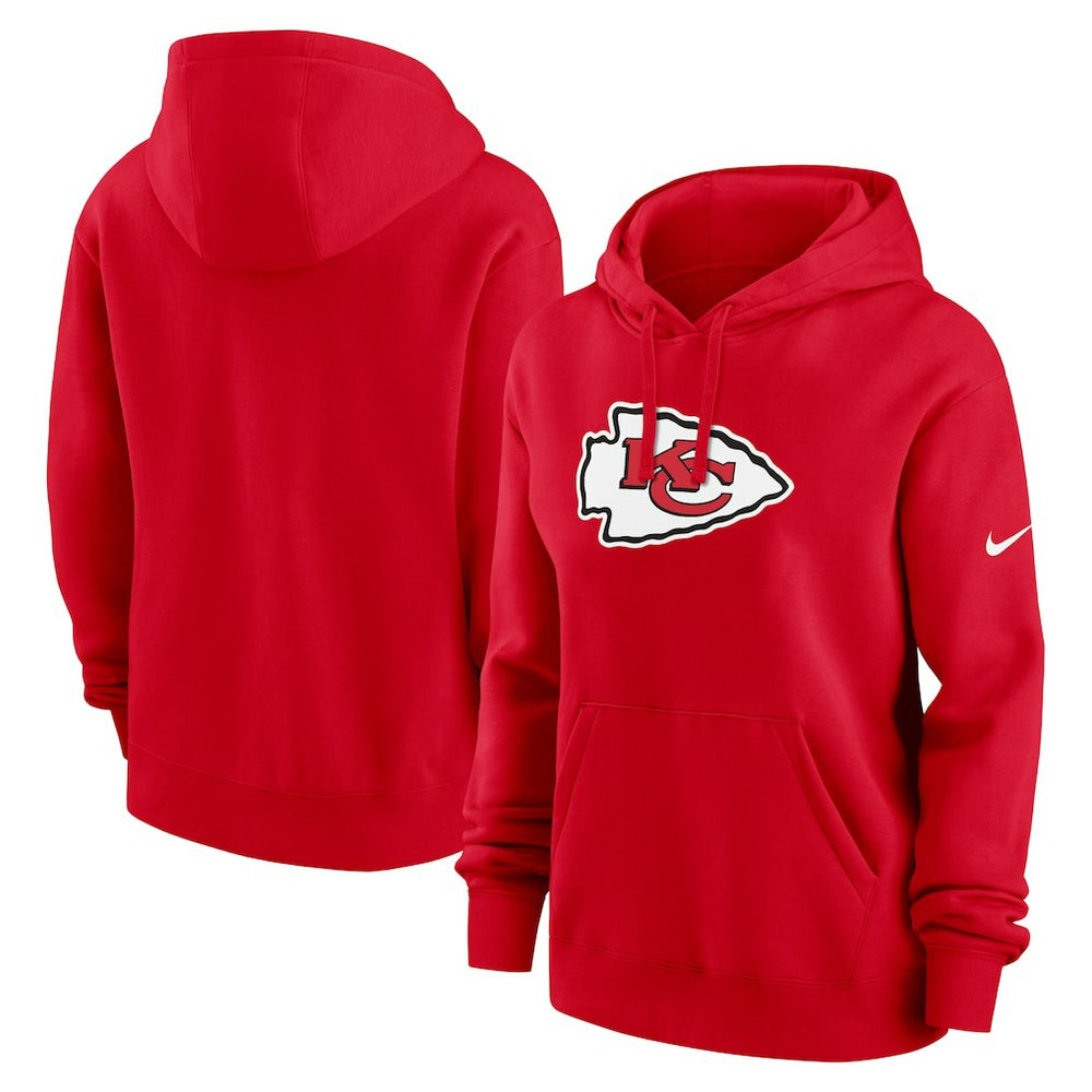 Nike Kansas City Chiefs Women's Club Fleece Hoodie Red