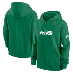 Nike New York Jets Women's Club Fleece Hoodie Green