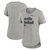 Nike Seattle Seahawks Women's Team Shout-Out Tri-Blend T-Shirt Heather Gray