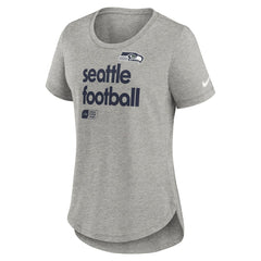 Nike Seattle Seahawks Women's Team Shout-Out Tri-Blend T-Shirt Heather Gray