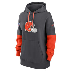 Nike Cleveland Browns Women's Sideline Essential Hoodie Anthracite
