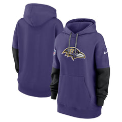 Nike Baltimore Ravens Women's Sideline Essential Hoodie Purple