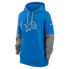 Nike Detroit Lions Women's Sideline Essential Hoodie Blue