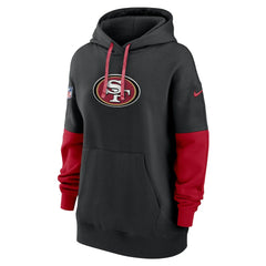 Nike San Francisco 49ers Women's Sideline Essential Hoodie Black