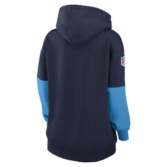 Nike Tennessee Titans Women's Sideline Essential Hoodie Navy