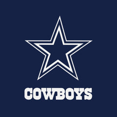Fanatics Dallas Cowboys Women's Backup Option Long Sleeve Hoodie T-Shirt Navy/White