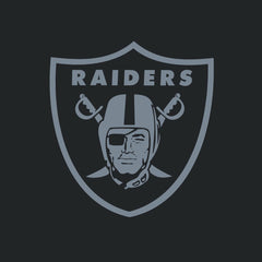 Fanatics Las Vegas Raiders Women's Backup Option Long Sleeve Hoodie T-Shirt Black/White