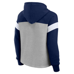 Fanatics Dallas Cowboys Women's Bold Play Call Pullover Hoodie Heather Gray/Navy