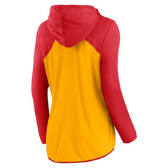 Fanatics Kansas City Chiefs Women's Script Full-Zip Hoodie Gold/Red