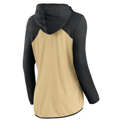 Fanatics New Orleans Saints Women's Script Full-Zip Hoodie Gold/Black