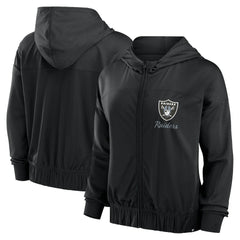 Fanatics Las Vegas Raiders Women's Script Lock Full-Zip Hoodie Black