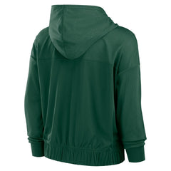 Fanatics Green Bay Packers Women's Script Lock Full-Zip Hoodie Green