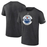 Edmonton Oilers Fanatics Authentic Pro Core Secondary T-Shirt - Heather Charcoal - NHL 200865112