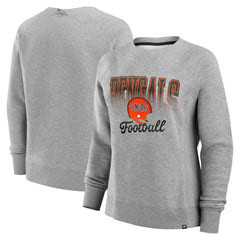 Fanatics Cincinnati Bengals Women's Hit Hard Fleece Pullover Sweatshirt Heather Gray
