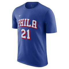 Joel Embiid Philadelphia 76ers Name & Number T-Shirt Royal | Nike US