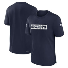 Nike Dallas Cowboys 2024/25 Sideline Player Tri-Blend Performance T-Shirt Navy