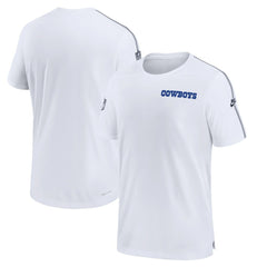 Nike Dallas Cowboys 2024 Sideline Coach UV Performance T-Shirt White