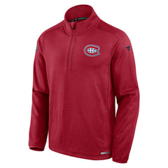 Montreal Canadiens Fanatics Authentic Pro Rink Quarter-Zip Jacket - Red - NHL 200869918