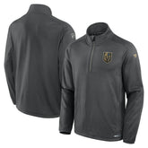 Vegas Golden Knights Fanatics Authentic Pro Rink Quarter-Zip Jacket - Gray - NHL 200869942
