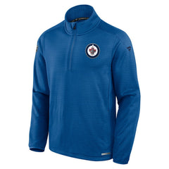 Winnipeg Jets Fanatics Authentic Pro Rink Quarter-Zip Jacket - Blue - NHL 200869955