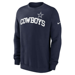 Nike Dallas Cowboys Club Pullover Sweatshirt Navy