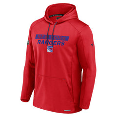New York Rangers Fanatics Authentic Pro Rink Fleece Pullover Hoodie - Red - NHL 200870222