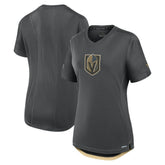 Vegas Golden Knights Fanatics Women's Authentic Pro Rink Tech T-Shirt - Gray - NHL 200870403