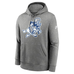 Nike Dallas Cowboys Rewind Retro Joe Club Pullover Hoodie Heather Charcoal