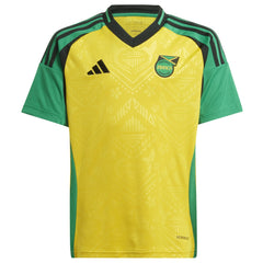 Jamaica National Team Youth 2024 Home Replica Jersey Yellow - Adidas