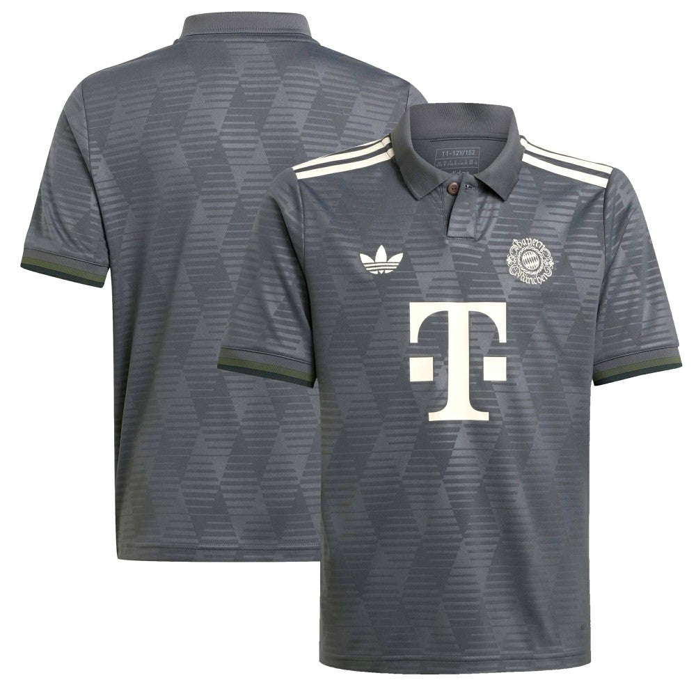 Bayern Munich Youth 2024/25 Wiesn Replica Jersey Gray - Adidas outlet