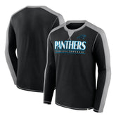 Fanatics Carolina Panthers Behind the Line Long Sleeve T-Shirt Black/Gray