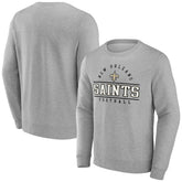 Fanatics New Orleans Saints Extreme Tackle Sweatshirt Heather Gray