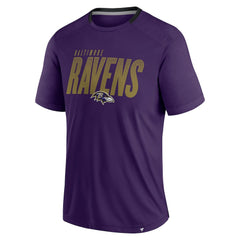 Fanatics Baltimore Ravens Defender Fade Slant T-Shirt Purple