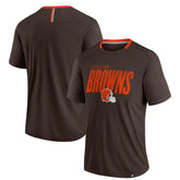 Fanatics Cleveland Browns Defender Fade Slant T-Shirt Brown