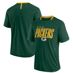 Fanatics Green Bay Packers Defender Fade Slant T-Shirt Green
