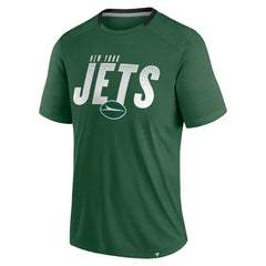 Fanatics New York Jets Defender Fade Slant T-Shirt Green