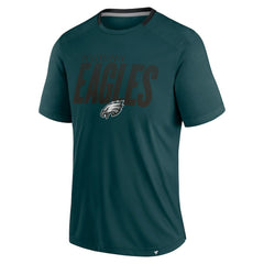 Fanatics Philadelphia Eagles Defender Fade Slant T-Shirt Midnight Green
