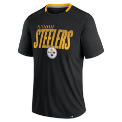 Fanatics Pittsburgh Steelers Defender Fade Slant T-Shirt Black