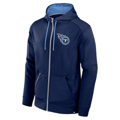 Fanatics Tennessee Titans Defender Full-Zip Hoodie Navy