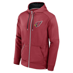 Fanatics Arizona Cardinals Defender Full-Zip Hoodie Cardinal